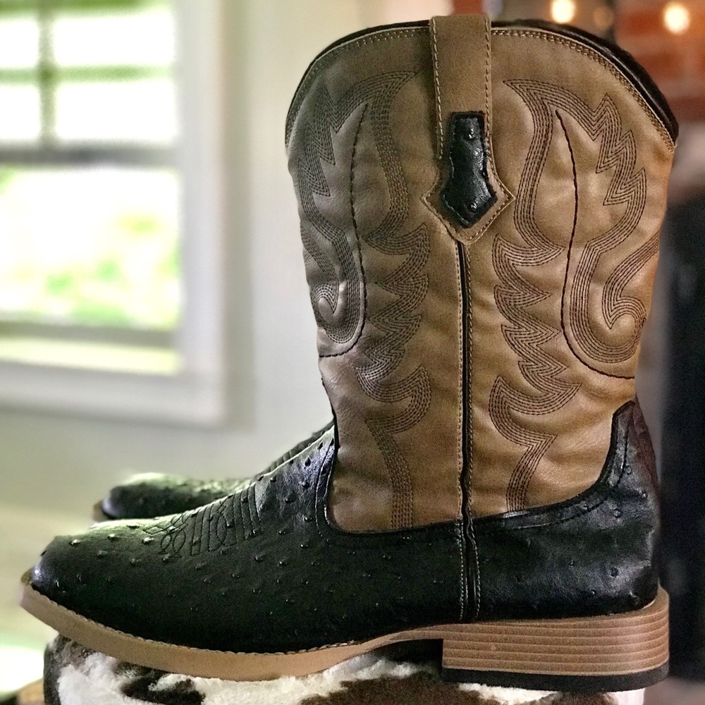 Men’s Roper Ostrich Boots